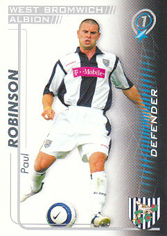 Paul Robinson West Bromwich Albion 2005/06 Shoot Out #309
